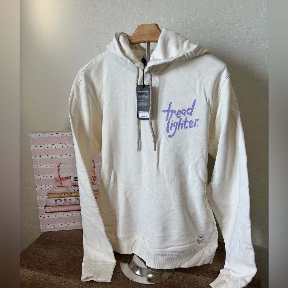 NEW ALLBIRDS ‘Tread Lighter’ Cream/White Hoodie